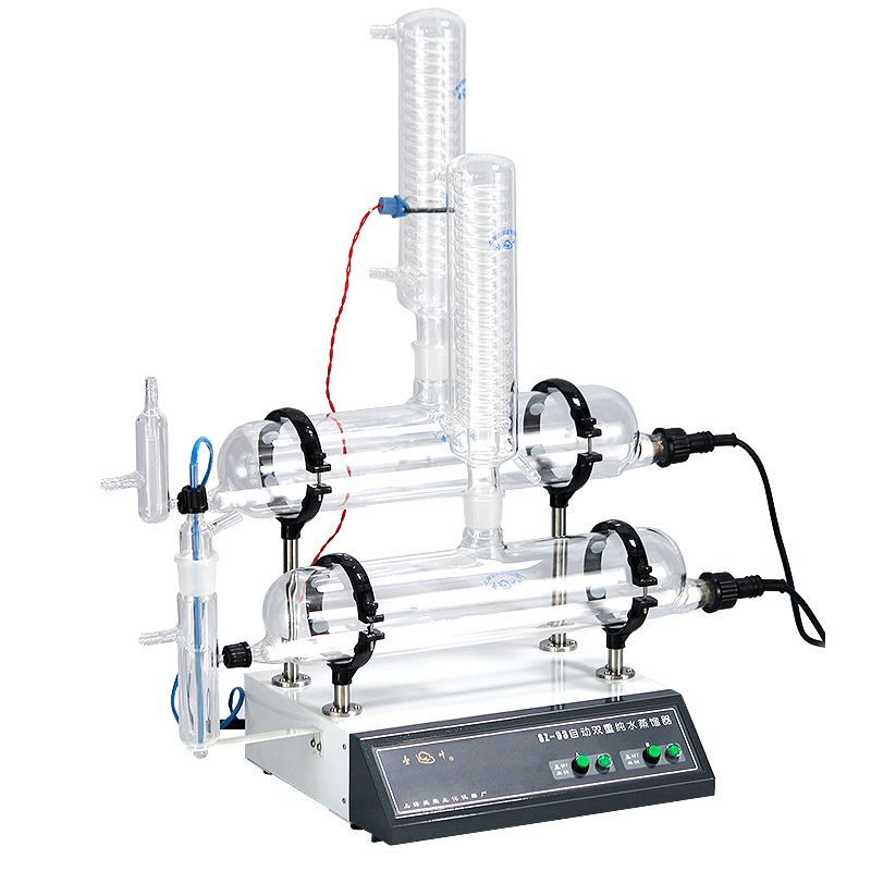 SZ-93自动双重纯水蒸馏器/双重蒸馏水器蒸馏水机实验室-图2