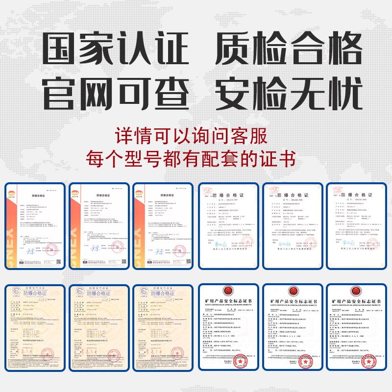 防爆电机YBX3三相异步380V国标马达铜芯煤矿用节能隔爆电动机CT4 - 图2