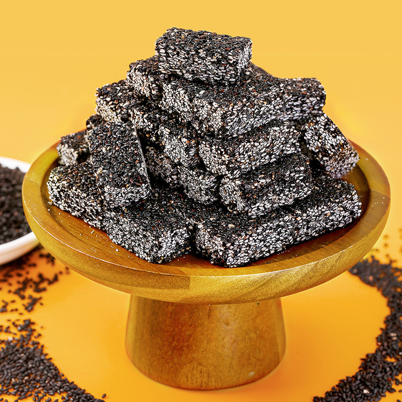 中麻无糖黑芝麻酥黑芝麻饼薄脆高钙高蛋白芝麻中式糕休闲零食208g,淘宝优惠券,粉丝福利购,淘宝优惠卷