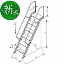 2022 Foundation Pit Climbing climbing Sewage Pool Aluminum X Alloy Industrial Hoistway Downhole Deep Base