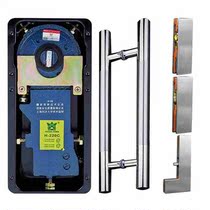 New piece 220c clip door glass set door curved spring handslung hand with clip-type glass-ground pull hardware full ground spring pimp