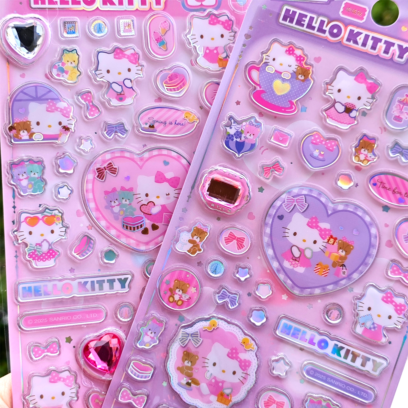 HelloKitty凯蒂猫3d立体糖果琉璃贴儿童女孩宝宝手机装饰宝石贴画 - 图0