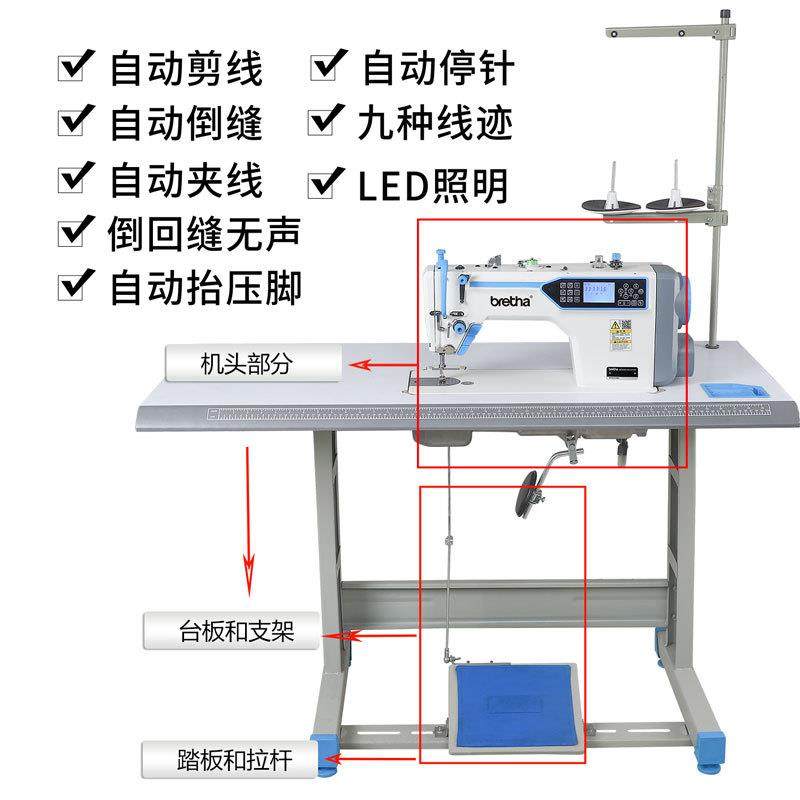 JK款电脑高速工业缝纫机全自动家用平缝机多功能电动一体电脑平车,淘宝优惠券,粉丝福利购,淘宝优惠卷