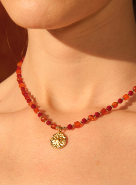 LAZY CIRCLES星芒爱心套组项链女新年红礼物叠戴幸运星星锁骨链