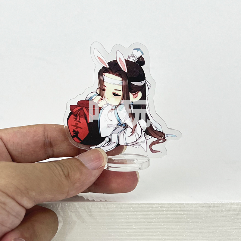 魔道祖师周边小立牌蓝忘机魏无羡手办迷你莲花忘羡同人摆件福袋 - 图3