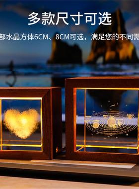 云朵水晶球小夜灯创意礼物摆件