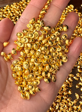 1厘米仿金元宝聚宝盆配件