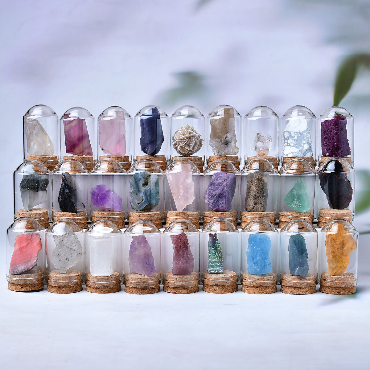 生日礼物小众冷门天然水晶原石矿石标本摆件水晶科普罕见小玩意 - 图0