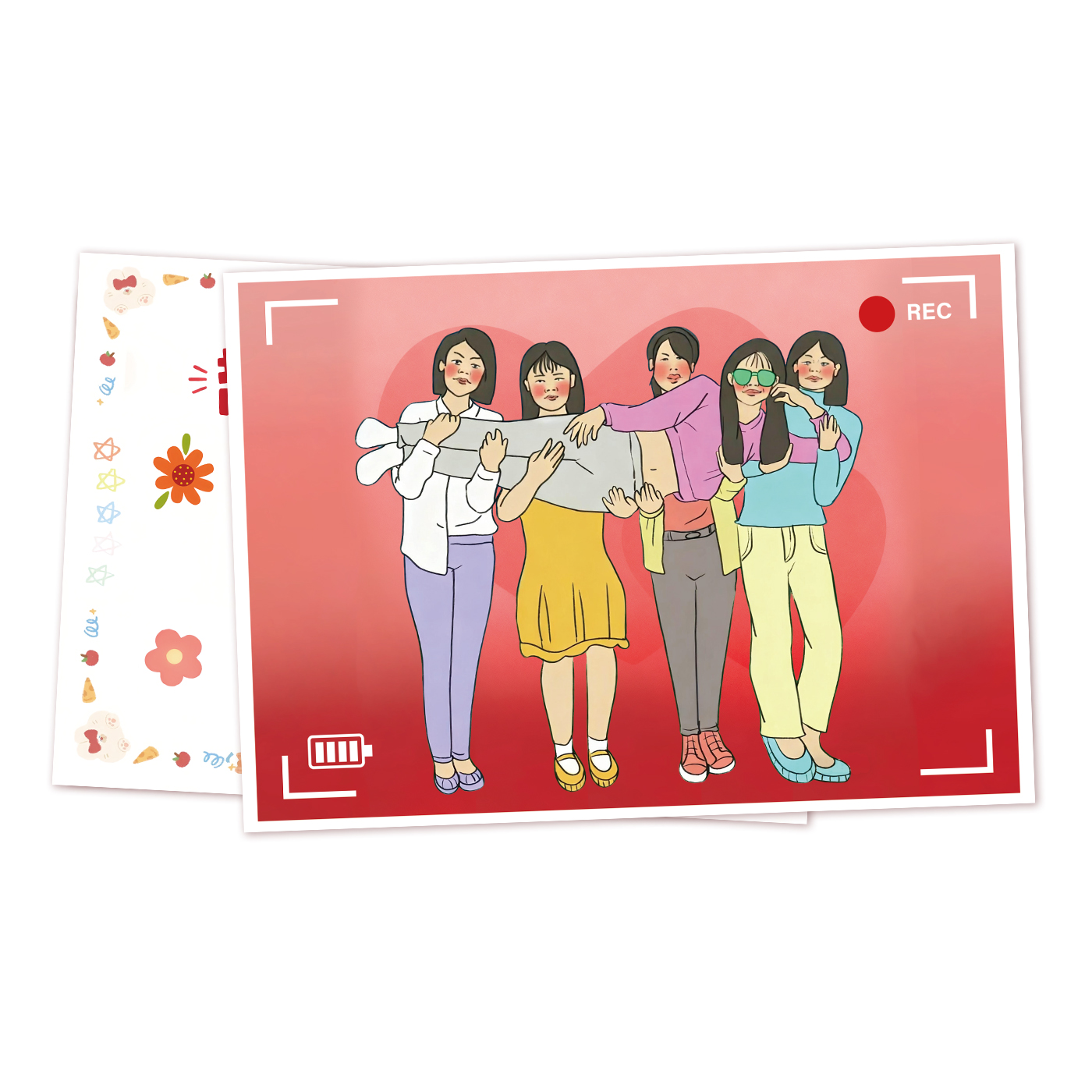 接亲游戏道具兄弟大合照搞笑拍照姿势结婚堵门整蛊伴郎游戏卡片 - 图3