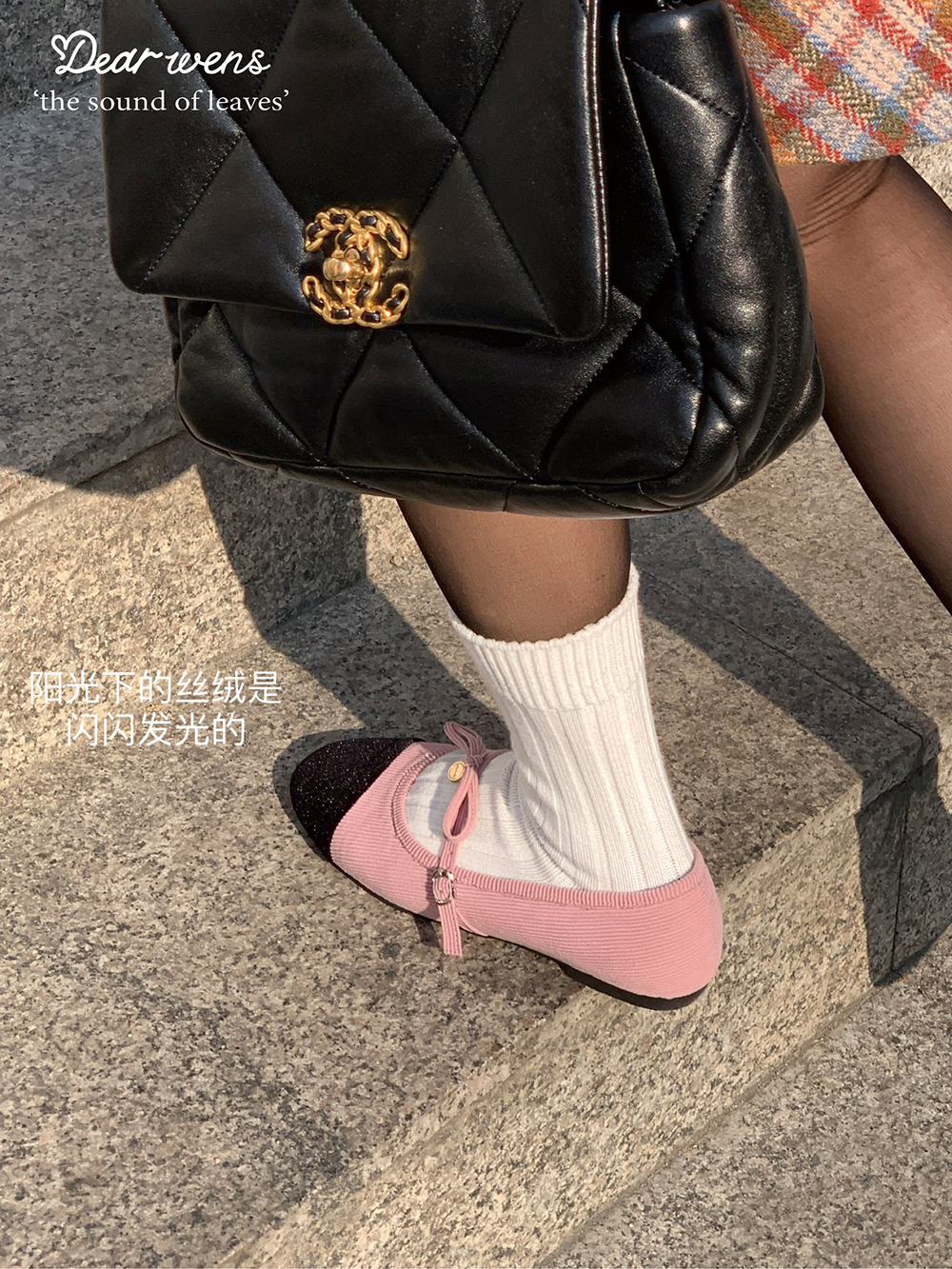 wddyshoes手工鞋经典拼接蝴蝶结一脚蹬可爱淑女甜美温柔玛丽珍鞋 - 图2