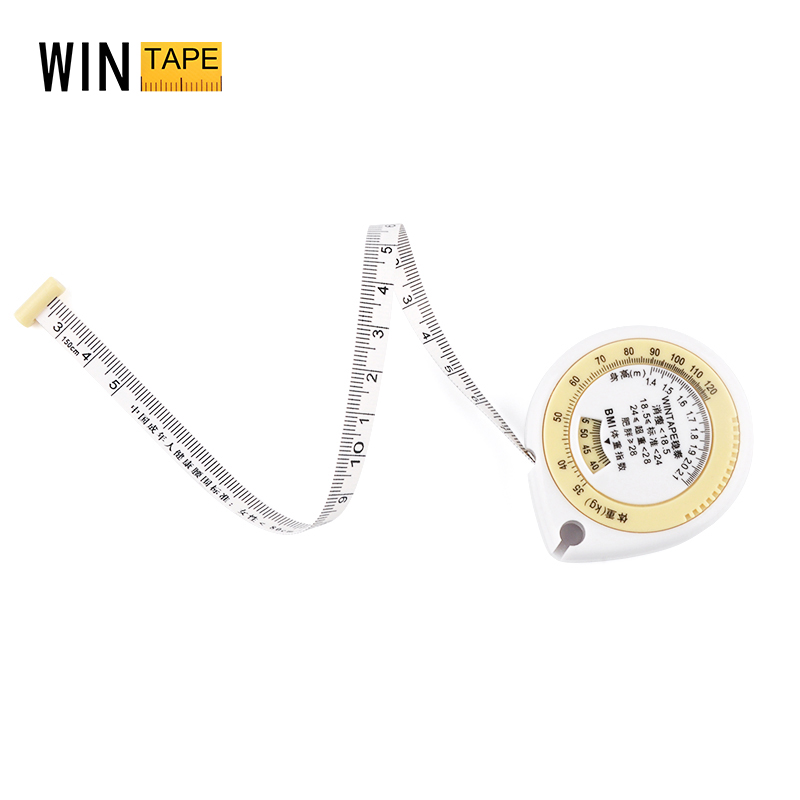 wintape多功能BMI水滴形卷尺健身用三围尺胸围臀围臂围腰围腹围尺