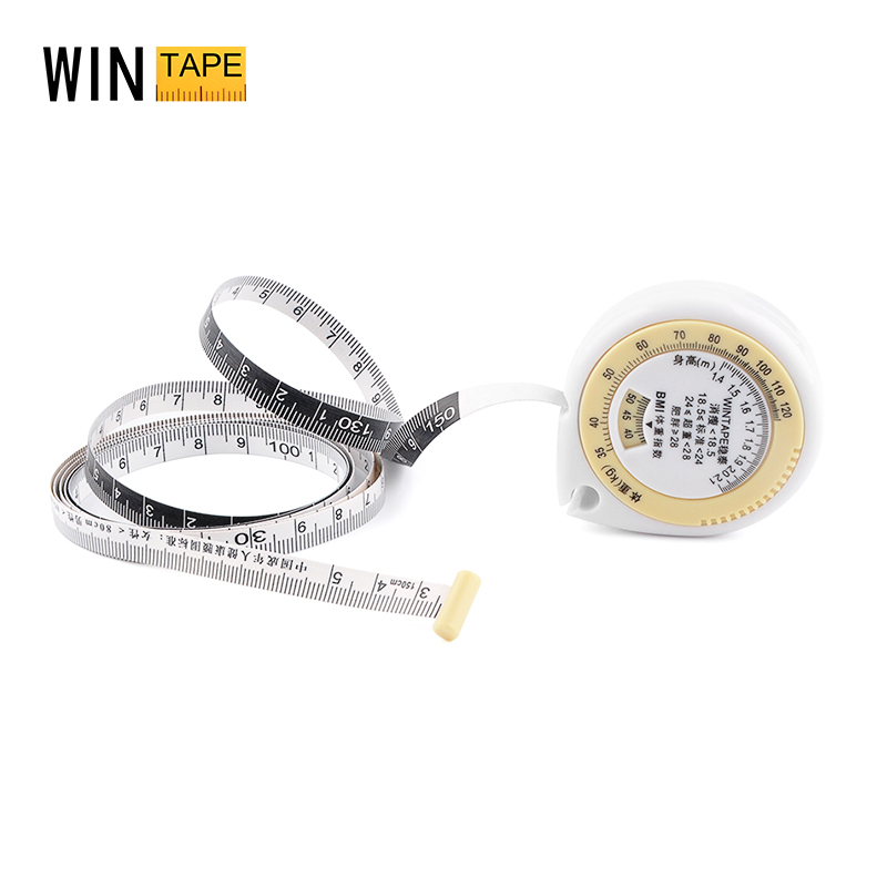 wintape多功能BMI水滴形卷尺健身用三围尺胸围臀围臂围腰围腹围尺