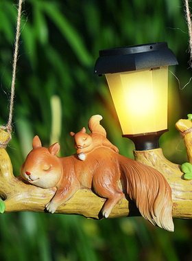 户外装饰小夜灯可爱动物花园挂件