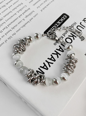 CHUZAI猫眼石拼接手链