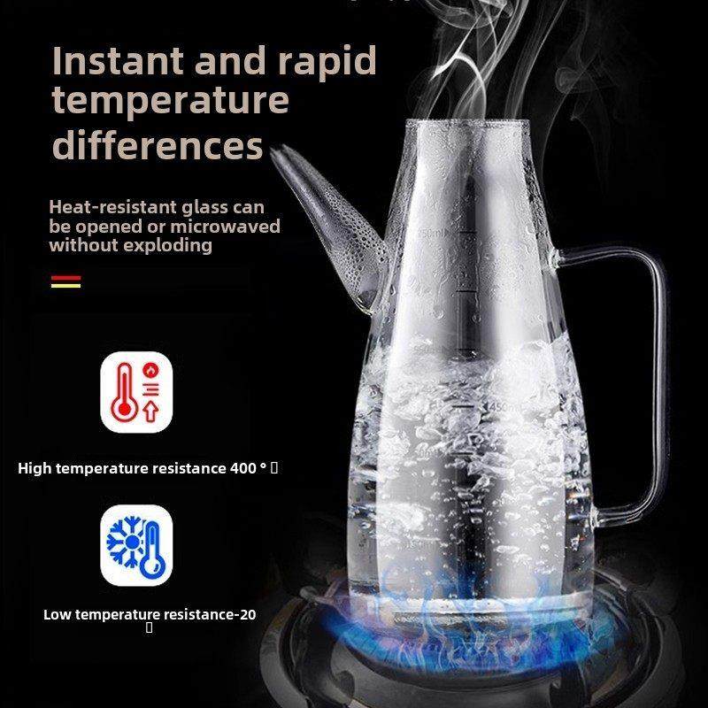 注油、不挂油、耐高温、防爆油罐、高硼硅油瓶、大容量调味瓶、酱,淘宝优惠券,粉丝福利购,淘宝优惠卷