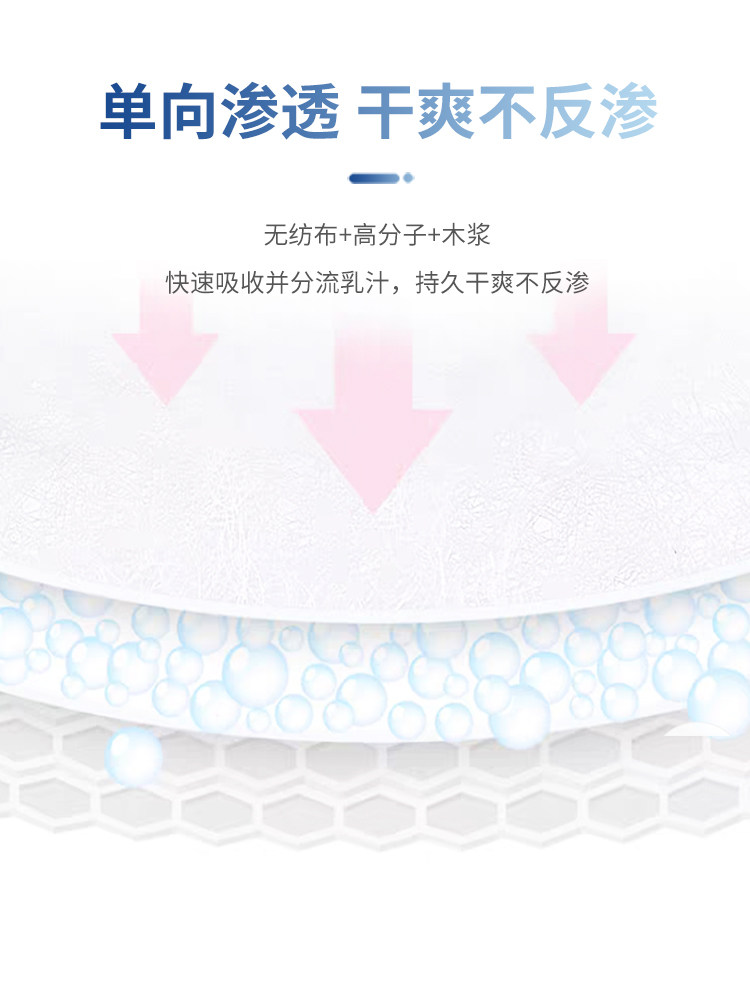 舒丽葆哺乳期一次性薄款防溢乳垫 舒丽葆防溢乳垫