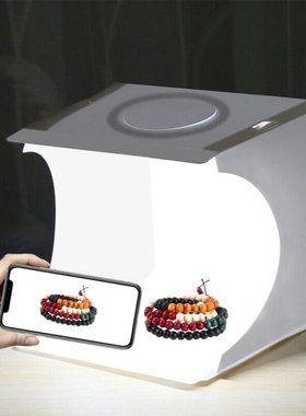 Portable 64 LEDs Folding Photo Lighting Studio Shooting Tent