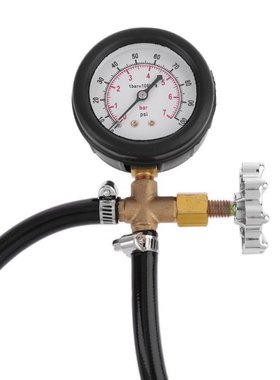 Quickly Connected Fuel Pump Pressure Tester Gauge With Valve