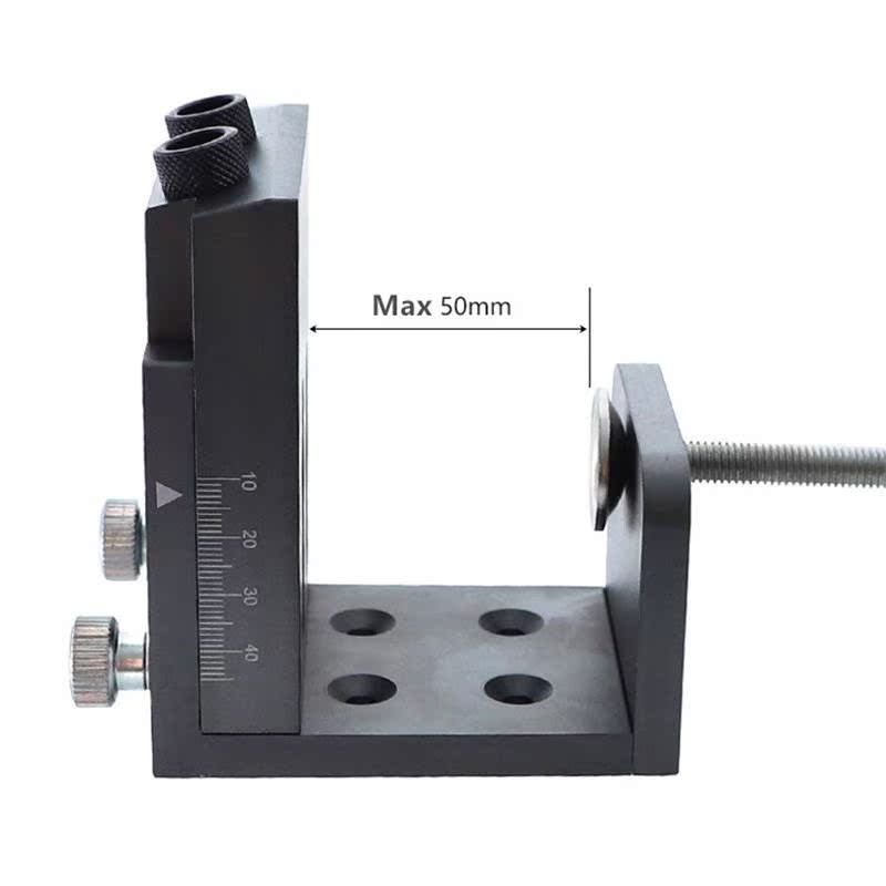 MD21 Aluminum Alloy Pocket Hole Jig Kit With 9mm Step Drill - 图1