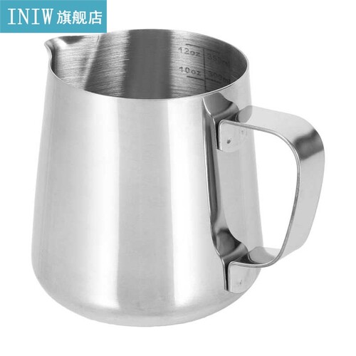 Stainless Steel Milk Frothing Pitcher Coffee Cup with Scale - 图2
