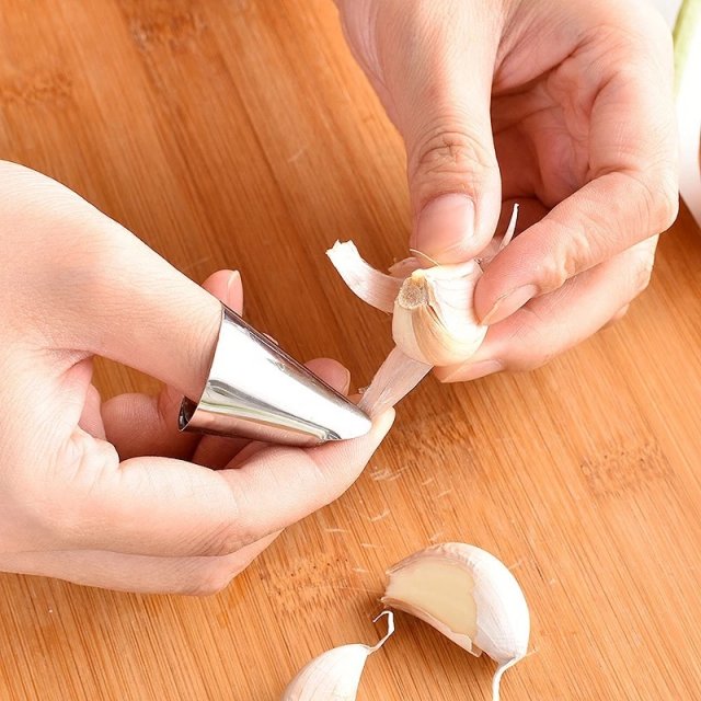 Peeling Finger Guard Lron Nail Set Dial Nut Fruit Peeling To - 图0