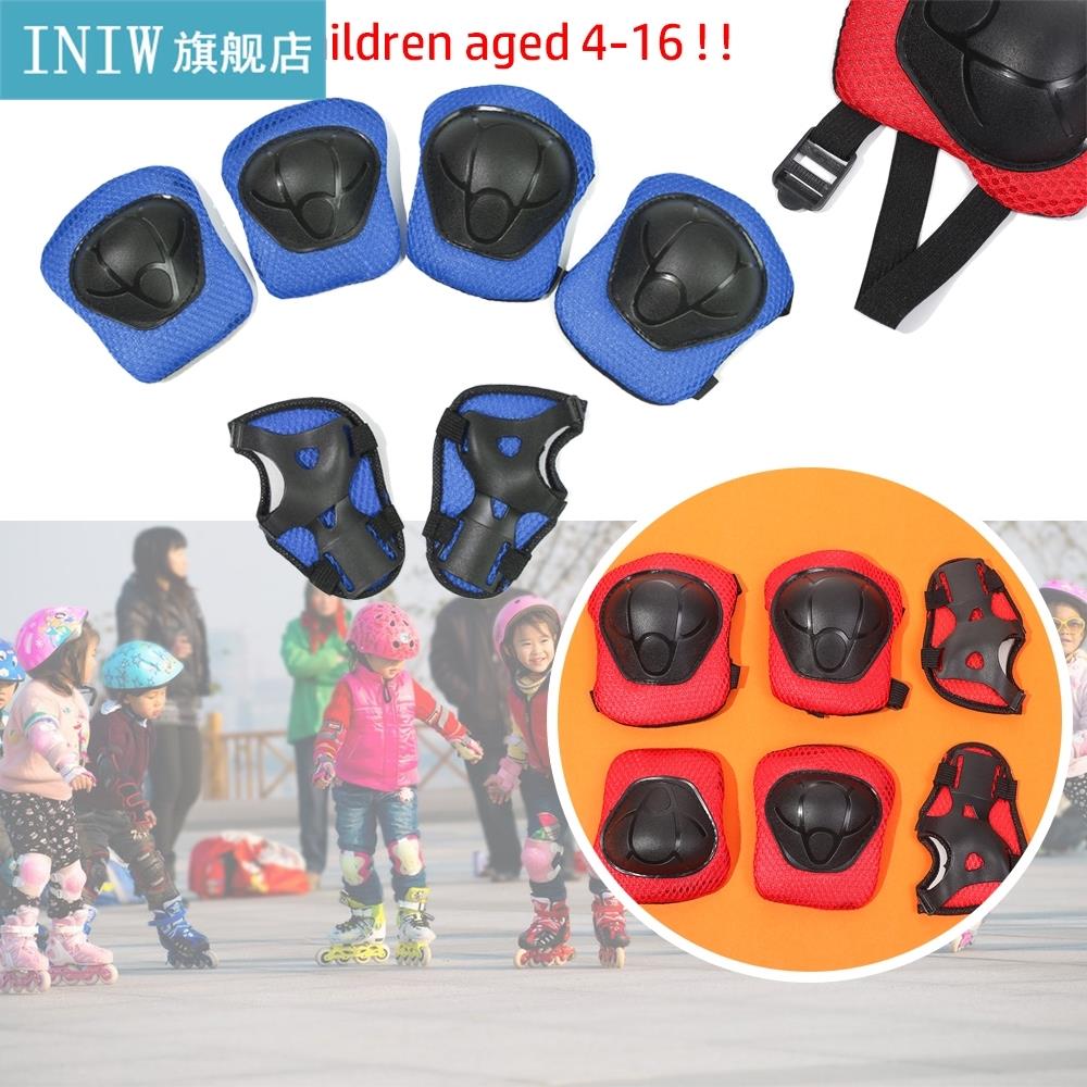 6PCS/set Kids Outdoor Sports Protective Gear Children Knee E-图1