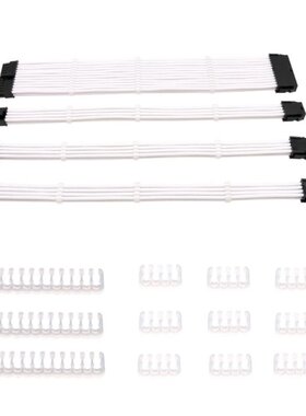 Female to Male 18AWG Sleeved PSU PC Extension Power Cord Cab