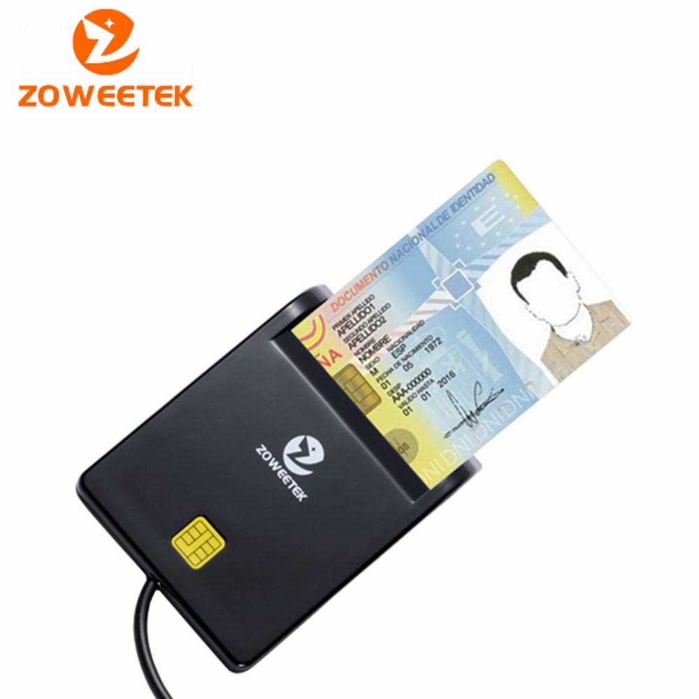 Zoweetek 12026 1 Easy Comm EMV USB Smart Card Reader CAC Co - 图0