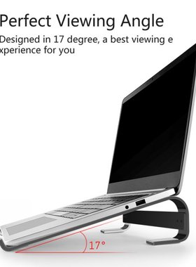 Aluminum Alloy Folding Laptop Computer Stand Holder Adjustab