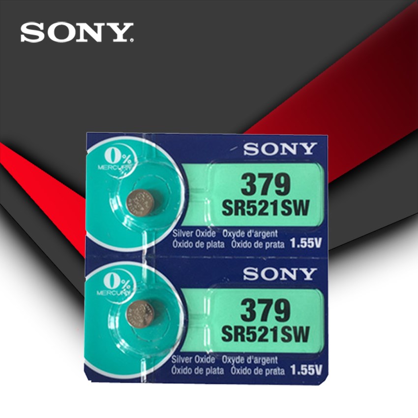 5PCS FOR SONY Watch Battery 1.55V 379 SR521SW D379 SR63 V37 - 图0