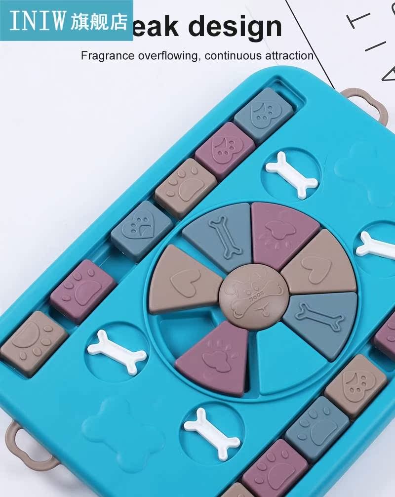 New Dog Slow Feeder Puzzle Toys Increase IQ Interactive Dog - 图1