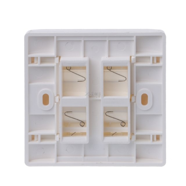 Wall Plate 4 Ports CAT5e/CAT6 RJ45 Network 86mm Standard Wal - 图2