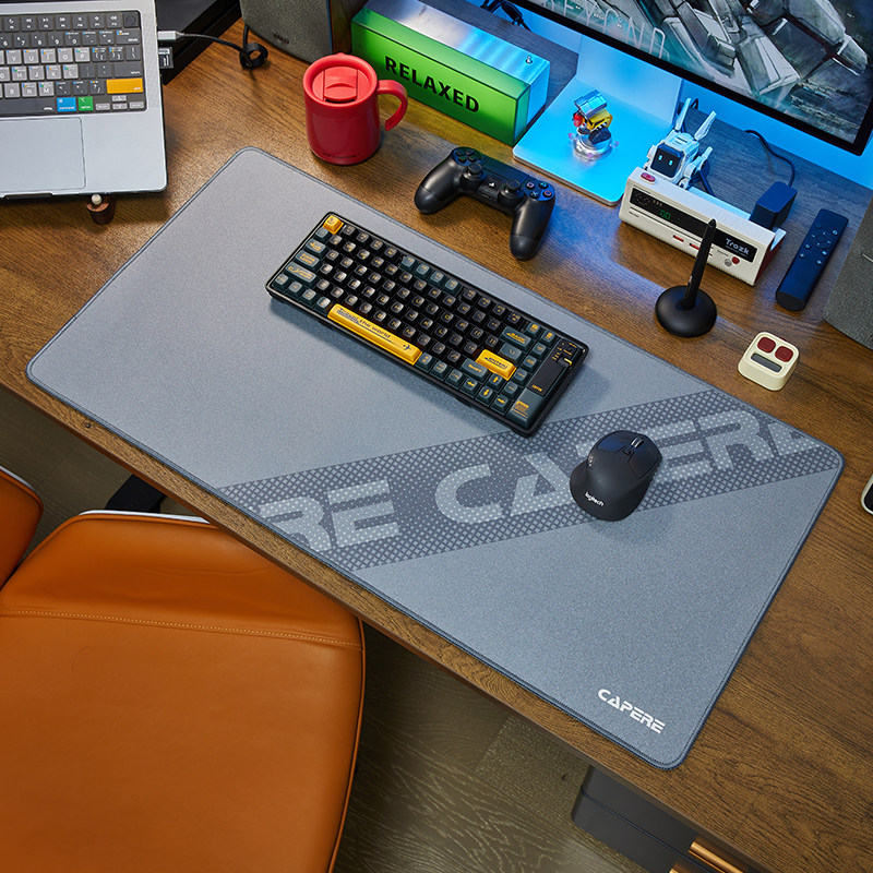 CAPERE(铠雷)乱纹提花涩垫游戏鼠标垫控制垫防水粗面定位精准竞技
