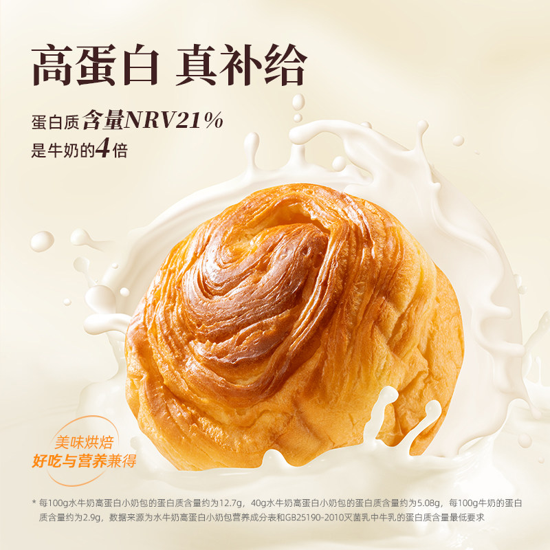 沪上阿姨水牛奶高蛋白小奶包面包整箱营养早餐蛋糕效期至2月24号