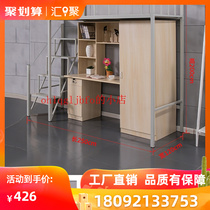 Apartment Bed Lower Table Dorm Bed Dorm Room Bed College Students High Rack Bed Combined Bed Staff School