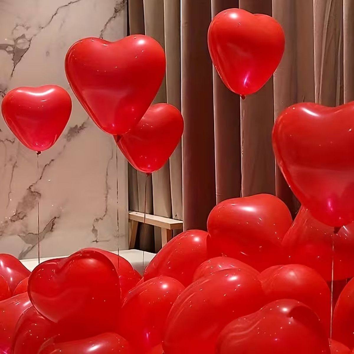 情人节马卡龙粉色红色爱心气球桃心求婚表白商场珠宝店铺春节布置,淘宝优惠券,粉丝福利购,淘宝优惠卷