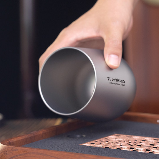 Tiartisan outdoor pure titanium water cup master cup