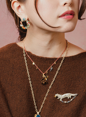 Palnartpoc日本手作钢琴项链