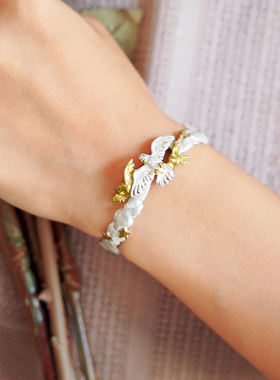 Palnartpoc手作白鸽鸽子手镯