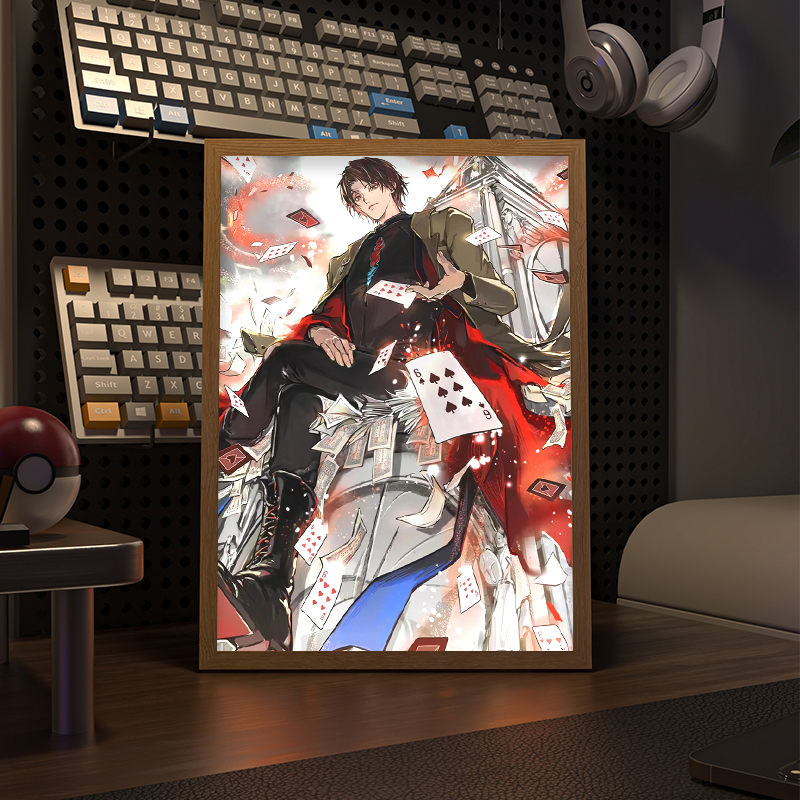 我不是戏神灯光画陈伶动漫周边手办小夜灯装饰画吧唧流麻生日礼物 - 图2