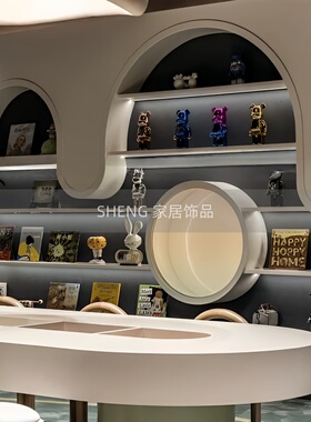 现代样板间儿童房暴力熊摆件