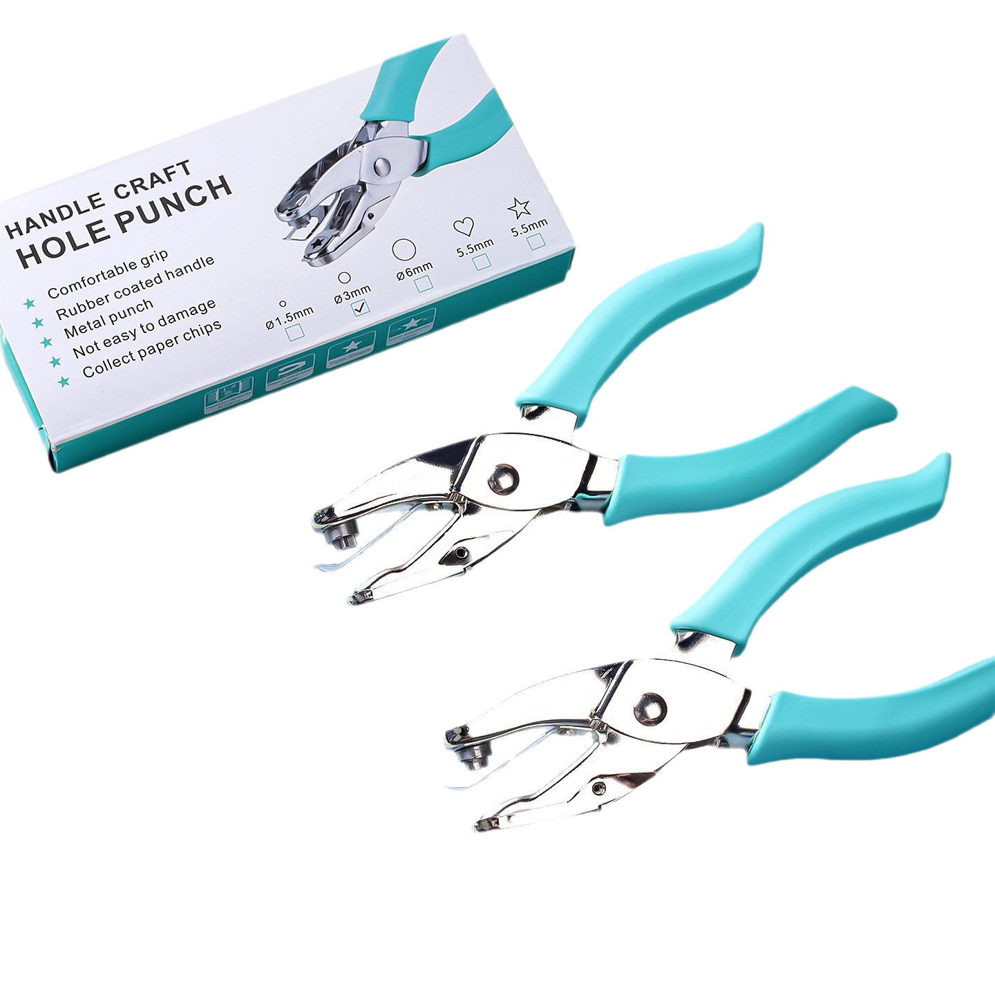 打孔器跨境批发学生diy圆/爱心文具办公小型套装儿童手握打孔压花,淘宝优惠券,粉丝福利购,淘宝优惠卷