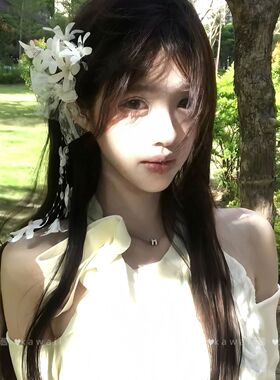 清冷感超仙白色铃兰花流