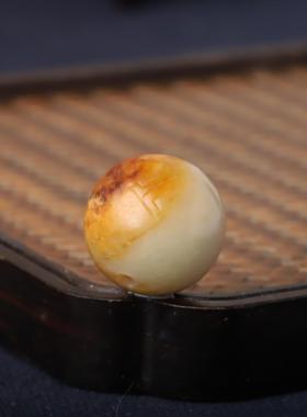 黄沁单珠观音新疆和田玉籽料手串