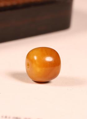 红沁老型珠新疆和田玉籽料手串