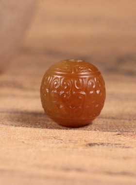 珠子哥老型珠单珠手链和田玉籽料