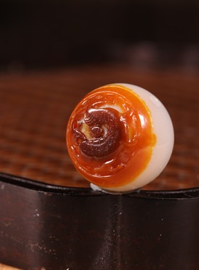 珠子哥圆珠单珠吊坠和田玉籽料