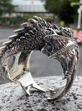 日本coss koko权游龙之家族龙戒指手工欧美复古小众食指环霸气