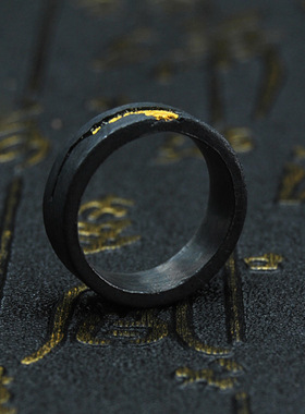 日本coss koko原创设计轻奢闪电戒指高级黑色小众设计感男女情侣