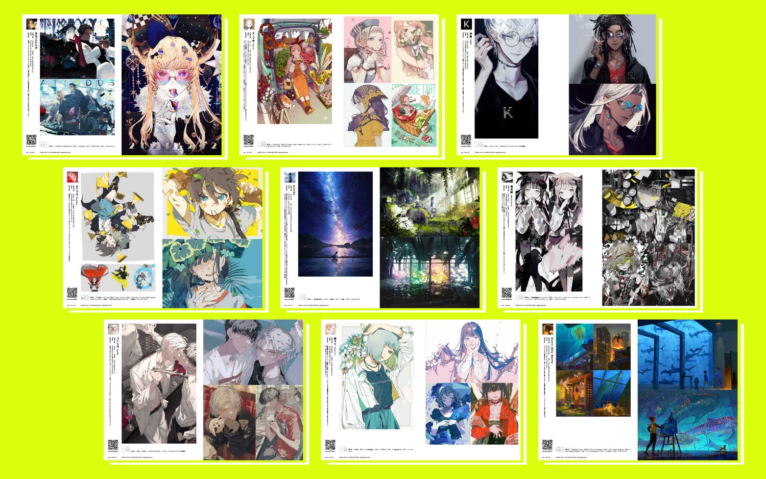 【现货】 pixiv P站插画年鉴画集 VISIONS 2023 ILLUSTRATORS BOOK pixiv 2023 进口日文 - 图3